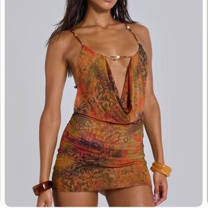 Jaded London Hina Backless Mini Dress | Birthday / Vacation | UK 10